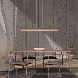 Светильник 200 см, 38W, 3000K, Mantra Hanok 7569, золото