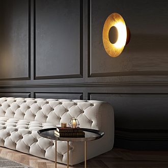 Бра 8,8*25*25 см, LED *  8W, 3000К Mantra Orion 8124, черный