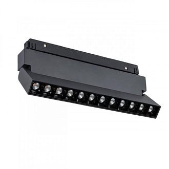 Трековый светильник 21,9*2,2 см, 1*LED*12W, 4000К, Arte lamp Linea Черный A4686PL-1BK