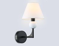Бра с абажуром 24*17*30- см, 1*E14*40W, K, Ambrella Light High Light LH75156, черный