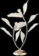 Настольная лампа 50*70 см, 2*E14, 80W, Wertmark Miranda WE123.02.304, золотой