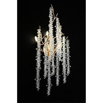 Бра 16*40*60 см, 3*G9, 5W, Aployt PAULINA APL.848.01.03, золотой