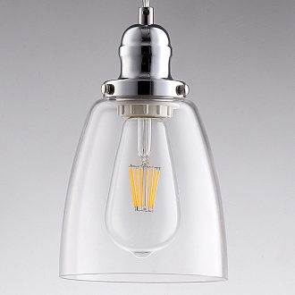 Подвесной светильник Arte Lamp A9387SP-1CC хром, диаметр 14 см