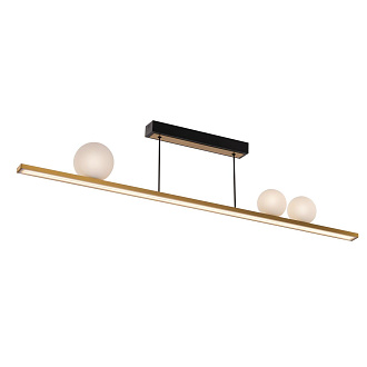 Светильник 124 см, G9+LED, 4000K, Citilux GLOB CL209133 LED, черный-бронза