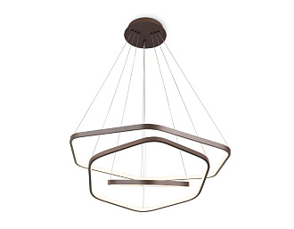 Светильник подвесной 40*120 см, LED 84W, 4200К, кофе Ambrella Comfort Line FL366