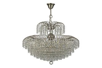 Люстра подвесная *40*40 см, 5*E14*40W, Arti Lampadari Salentino Salentino E 1.5.40.100 N, никель