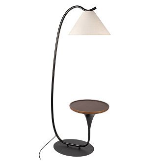 Торшер 165 см, Loft IT Charlotte 10568F Black, черный-дерево