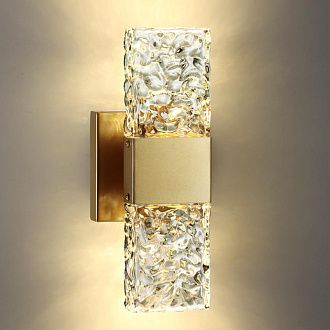 Светодиодный светильник 30 см, 10W, 3000K, Odeon Light RICCI 4364/5WL, матовое золото