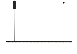 Люстра 1255*1500, LED, 40W  4000K NewRgy LED P2830-DW-126A SANDY BLACK, SANDY BLACK