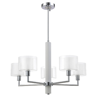 Люстра 69 см Crystal Lux MAESTRO SP-PL5 CHROME Хром/черный