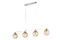 Люстра L930 x W120 x H170(1000), мм, 4*40W (160W), CHROME (Хром) Sfera Sveta 85694/4LP CHROME