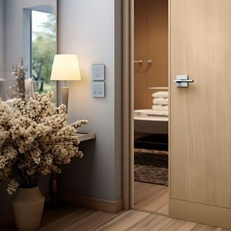 Радиовыключатель сенсорный HiTE PRO SN-R2 (Светло-серый, закругленные углы) HPSW-SNR2-LG