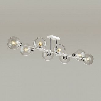 Люстра потолочная Lumion Alana 4517/8C, хром-белый