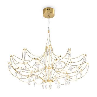 Подвесной светильник *90*90-150 см, *LED*25W, Freya Amela FR6138PL-L30BS, Латунь