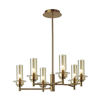 Люстра потолочная 31*32*20 см, 6*E14 Lumion Madonna 6554/6C бронзовый