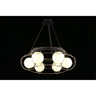 Подвесная люстра 60*50-130 см, 6*G9, 5W, Aployt Mahot APL.317.03.06, золотой