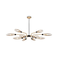 Подвесная люстра Maytoni Ventura MOD012CL-12G, золото, диаметр 127см