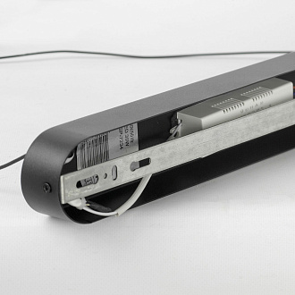 Линейно-подвесной светильник 120*35 см, 1*led*39W 3000K Lussole Taylor LSP-7234 серый