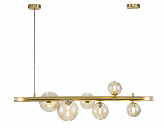 Подвесной светильник 1000*275*300/1480 мм, 8*G9 золото Indigo Canto V000247, 11026/8PL Gold