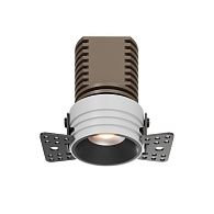 Встраиваемый светильник 4 см, 7W, 3000K, Maytoni Technical Mini DL059-7W3K-TRS-B, черный