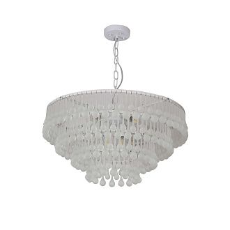 Подвесная люстра 60*31,5-76 см, 8*E14, 60W, Favourite Boonden 4604-8P, белый