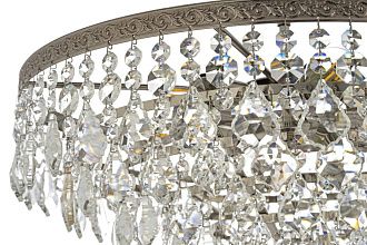 Люстра потолочная *46*25 см, 6*E27*60W, Arti Lampadari Castellana Nickel Castellana E 1.3.46.602 N, Матовый никель