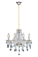 Люстра 580*530-1010, 8*E14, 40W NewRgy Premium 1677/8 SN+BK, SN+BK