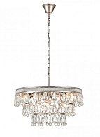 Подвесная люстра  50*130 см, 6*E14 сатин никель Vele Luce Augostina VL3253P06