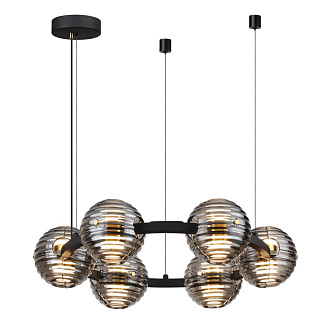 Люстра 63*63*130 см,  LED*W, 4000 К, Odeon Light Troni, черный 5041/60L