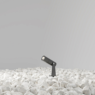 Ландшафтный светильник  2,6*0*8*7,3 см, LED 2W, 3000К, Графит Maytoni Bern O050FL-L2GF3K