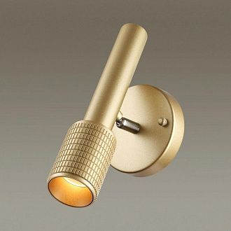 Спот Odeon Light Mehari 4237/1W золотист/металл выключатель на плафоне