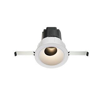 Встраиваемый светильник 6,2*7 см, LED*7W, 3000 К, Wise DL057-7W3K-W Maytoni Downlight, Белый, вр 5,8 см