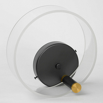 Бра 22*23 см, 1*LED, 4000K Lussole Bradford LSP-7287 черный