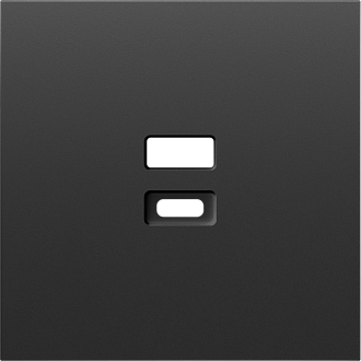Donel S08 черный графит накладка для розеток USB, серия DB, DS28657