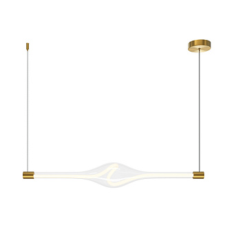 Подвесной светильник 96*13,5*316,5 см, LED, 3000К, Maytoni LOOP MOD290PL-L23BS3K латунный