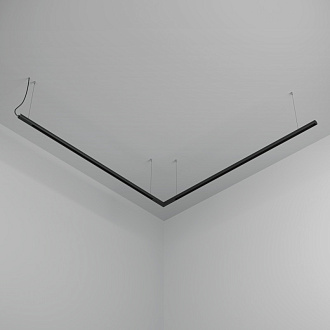 Шинопровод накладной/подвесной для трековых светильников 2,6*300*2,05 см,  Maytoni Technical Busbar trunkings Basity TRX172-R-113B черный