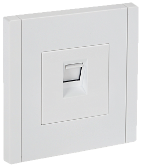Розетка компьютерная RJ45 кат.6 FP231 белый IEK FORTE&PIANO, FP-K10-2-K01
