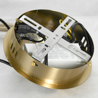 Подвесной светильник Lussole LSP-7072, 17*300 см, матовое золото