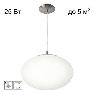 Светильник 28 см, Citilux RON CL941E28S1, матовый хром