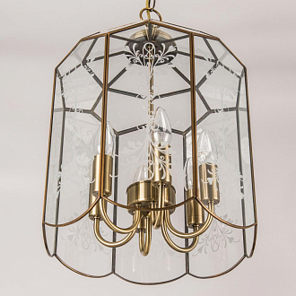 Подвесная люстра Citilux Витра-2 CL442260, диаметр 40 см, бронза