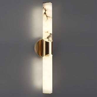 Бра 12*6*57,2 см, 1 LED*12W, 3000 К, Odeon Light Marbella, латунь 6672/12WL