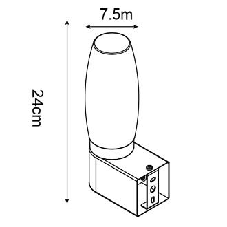 Бра Arte Lamp A1209AP-1WH белый