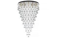 Люстра потолочная *80*120 см, 24*G9*40W, Arti Lampadari Flusso Nickel Flusso H 1.4.80.615 N, Никель