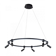 Светильник 80 см, 75W, 3000K-6000K Arte Lamp RING A2186SP-1BK черный