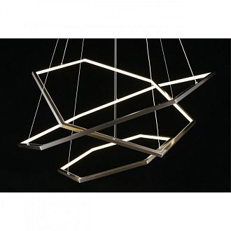 Каскадная люстра 100*50-180 см 136W, 4000K, Aployt Polunia APL.021.13.136, хром