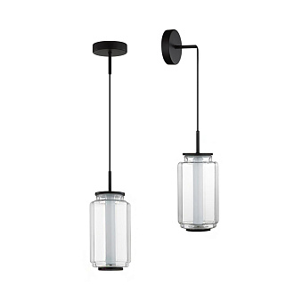 Подвесной светильник  15*15*40-197 см, 1*LED*11W Odeon Light Jam 5409/11L черный