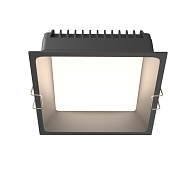 Свеильник 15 см, 18W, 3000-6000K, Technical DL056-18W3-4-6K-B, черный, вр 13,8*13,8 см