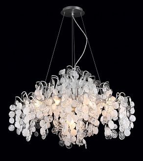 Люстра 84 см, Crystal Lux TENERIFE SP9 SILVER Серебряный