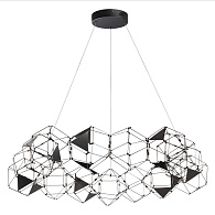 Светильник 106 см, 68W, 4000K, Odeon Light Trellis 5087/68L, черный хром