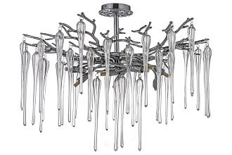 Люстра потолочная *76*58 см, 10*G9*40W, Dio D`arte Tavenna Nickel Tavenna H 1.3.76.101 N, Никель